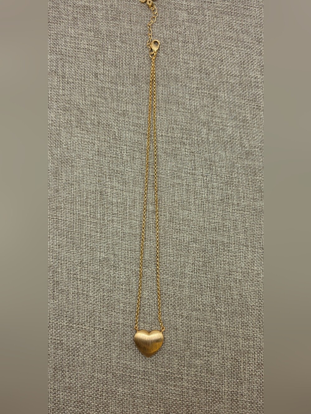 Gold Heart Pendant Necklace